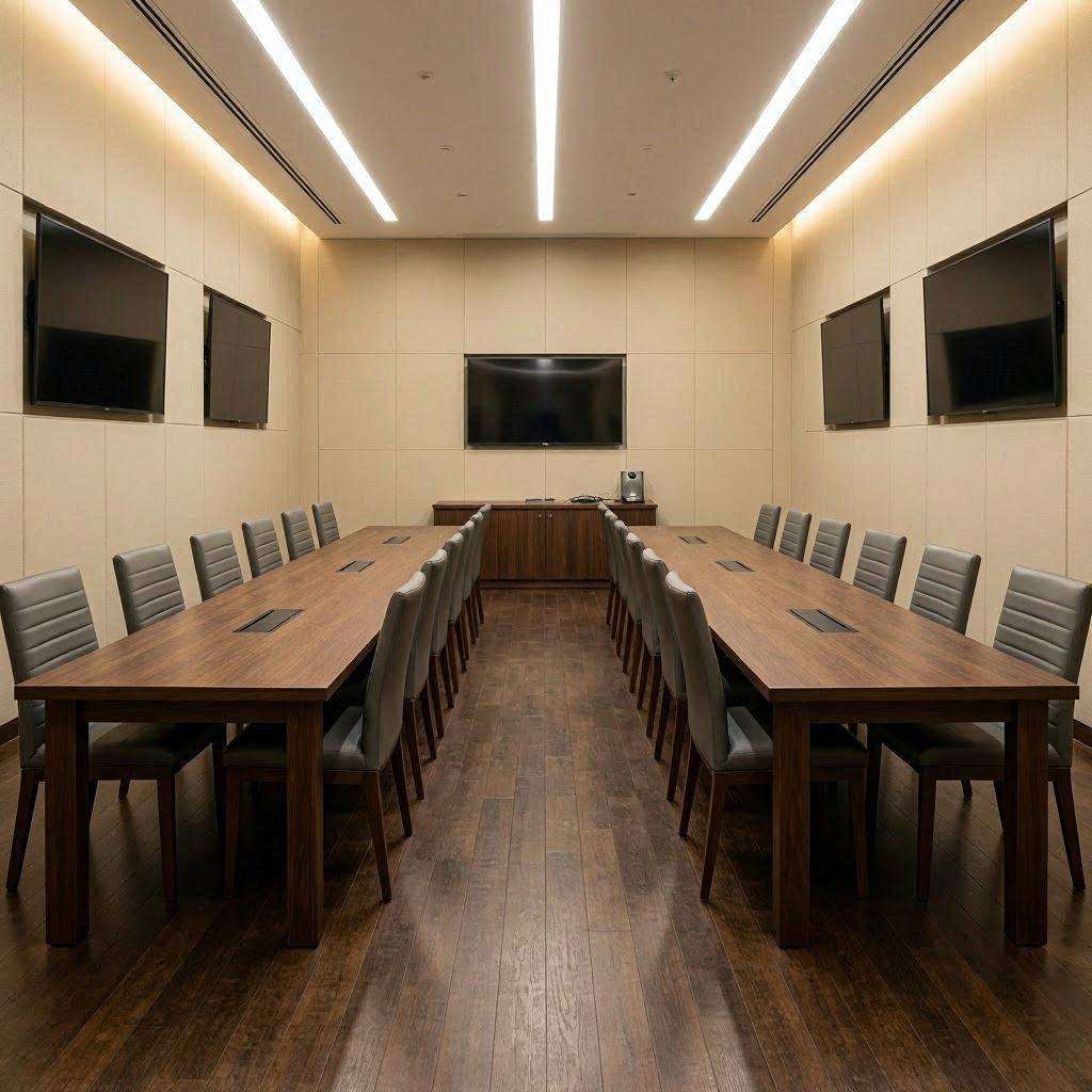 重要活动筹备出现后写字楼办公视频会议隔音为何要由市场团队分阶段处理